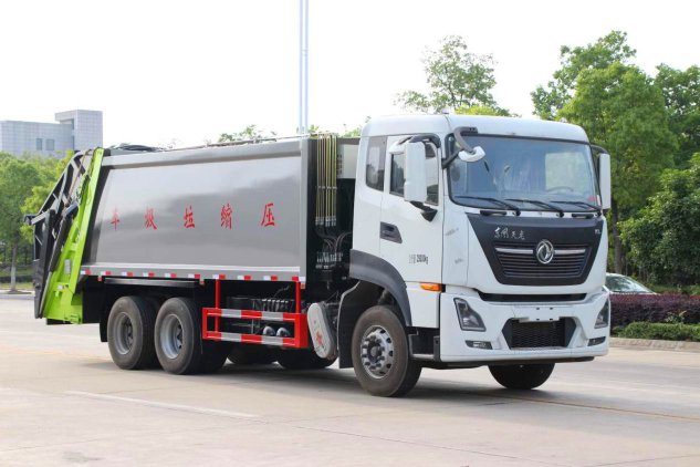 國(guó)六東風(fēng)天龍22方壓縮垃圾車(chē)